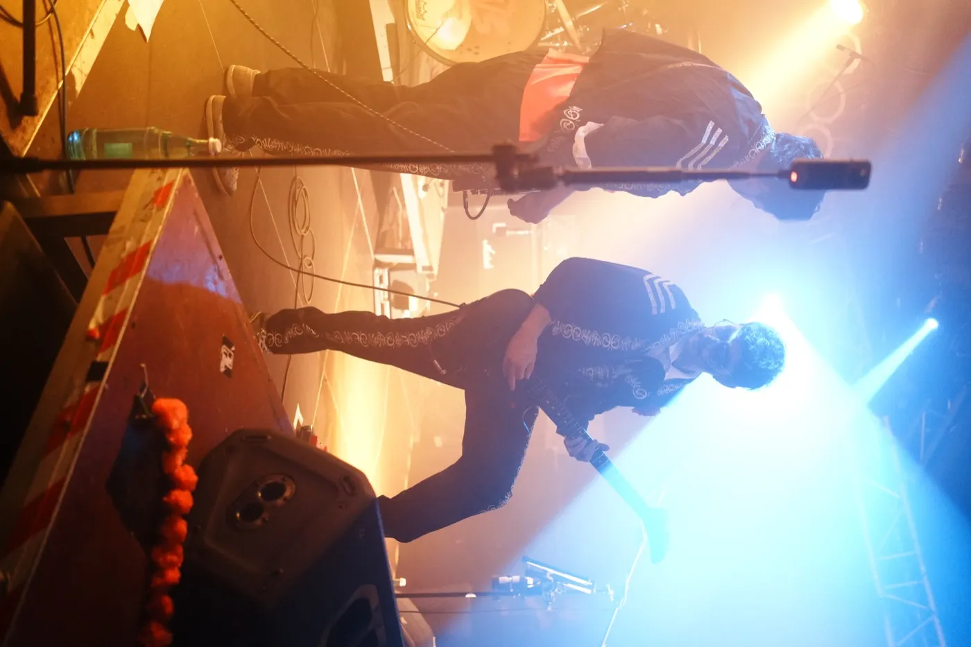 Rockband bei ihrem Live-Auftritt